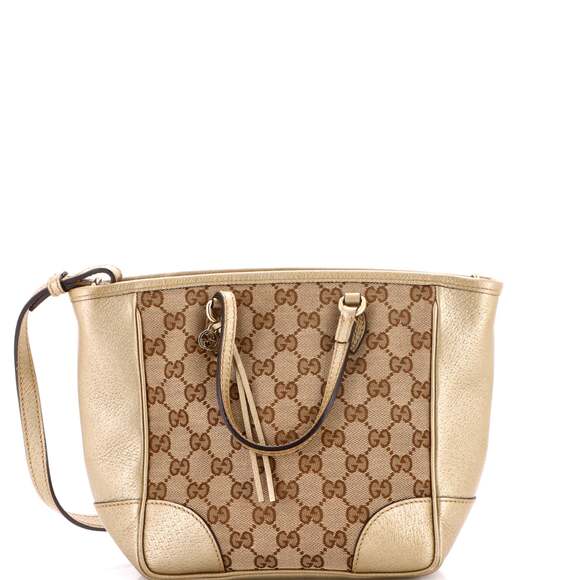Gucci Tops - Gucci Bree Convertible Tote Gg Canvas #238117G98B